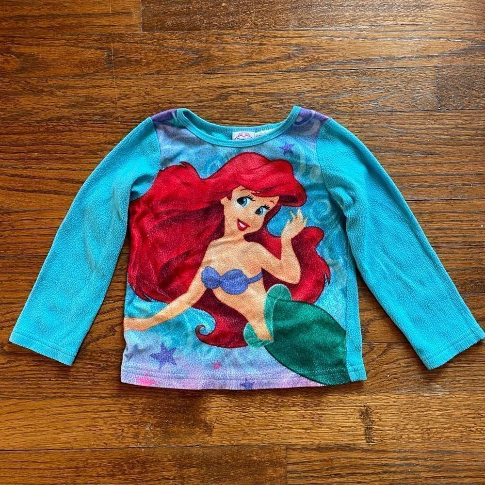 Disney Ariel Fleece Pajama Top